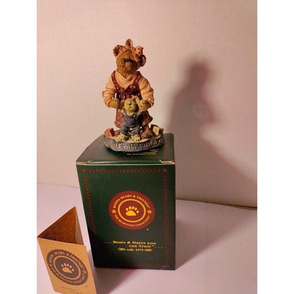 Boyds Other - Boyds Bears Momma with Taylor First Steps Bearstone Figurine Premier Edition